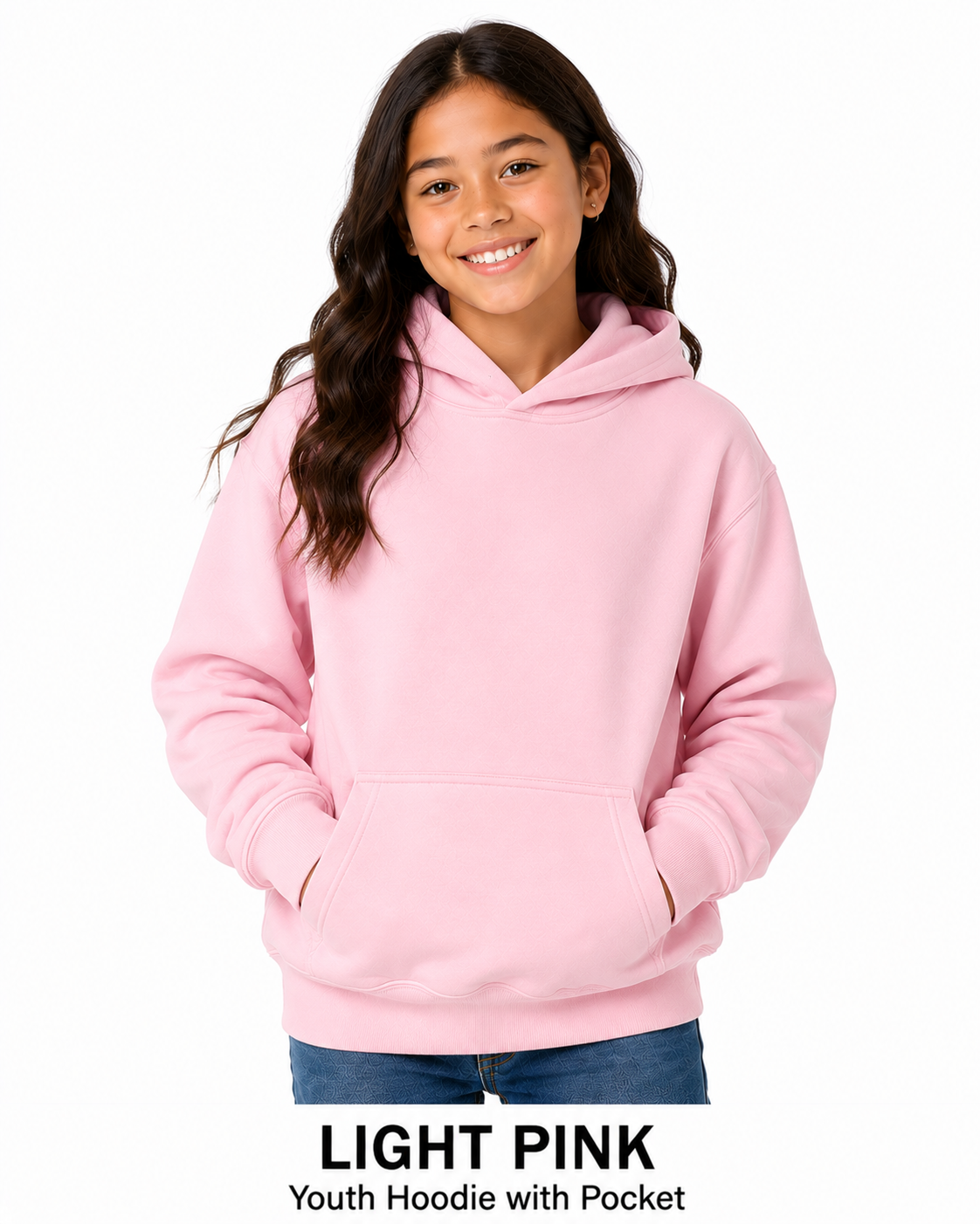 Youth Cotton Hoodie Unisex Sweatshirts