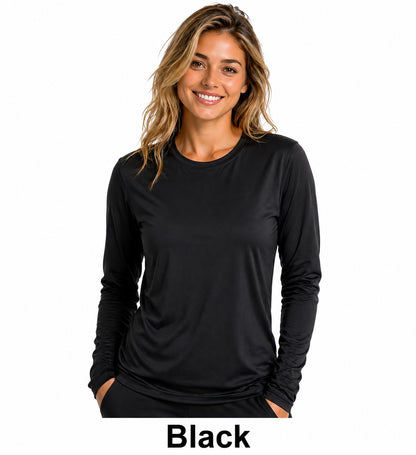 Performance Long Sleeve Unisex Shirts (100% polyester)