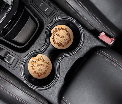 Wooden Car Coasters