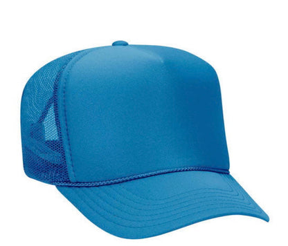 Polyester Foam Front 5-Panel Mesh Back Trucker Hats