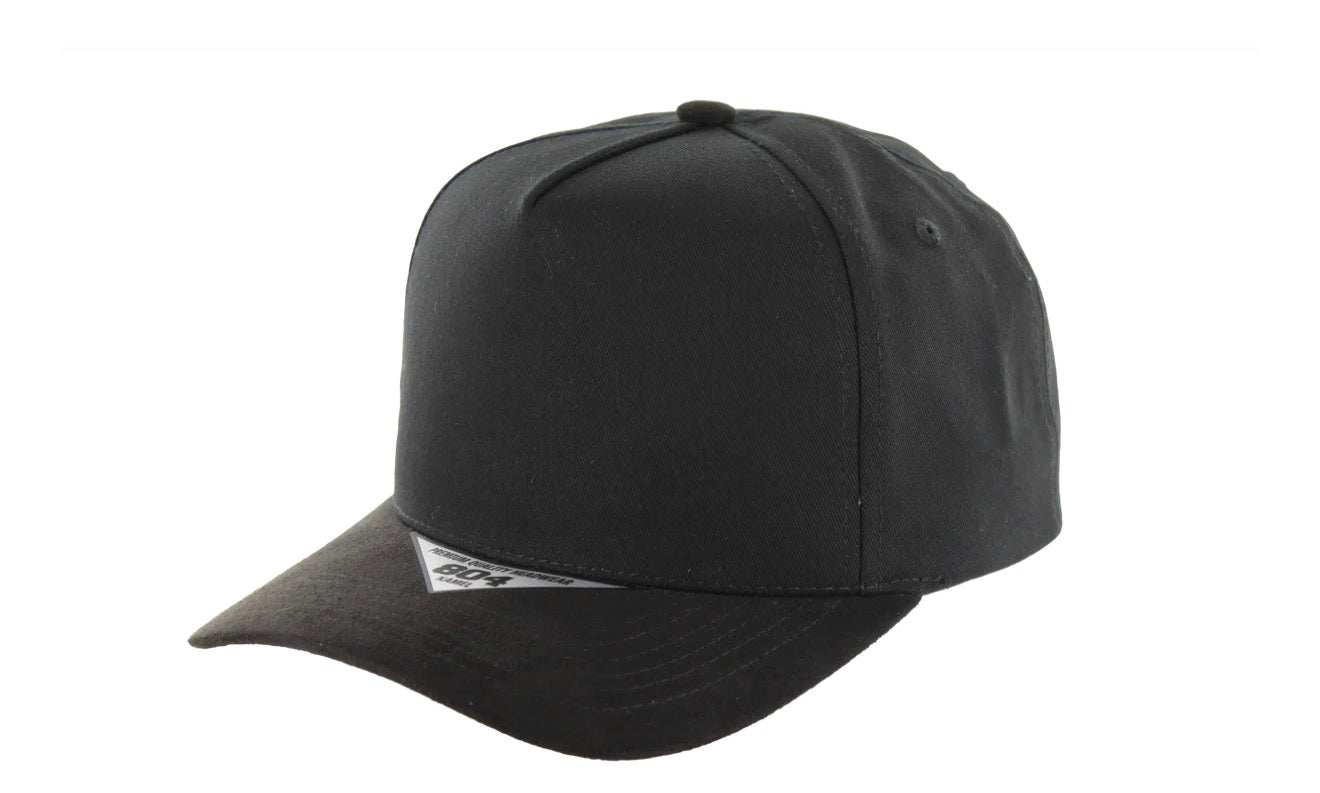 Kamel 804 5 Panel Suede Visor HIGH CROWN SLIGHT CURVE