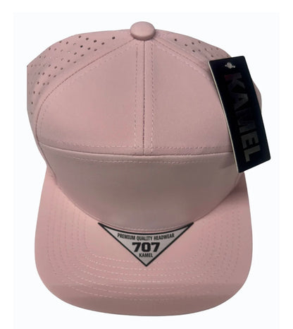 KAMEL 707 7 PANEL Hydro Performance Flat Adjustable Snapback Trucker Cap