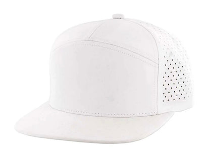 KAMEL 707 7 PANEL Hydro Performance Flat Adjustable Snapback Trucker Cap