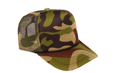 Polyester Foam Front 5-Panel Mesh Back Trucker Hats