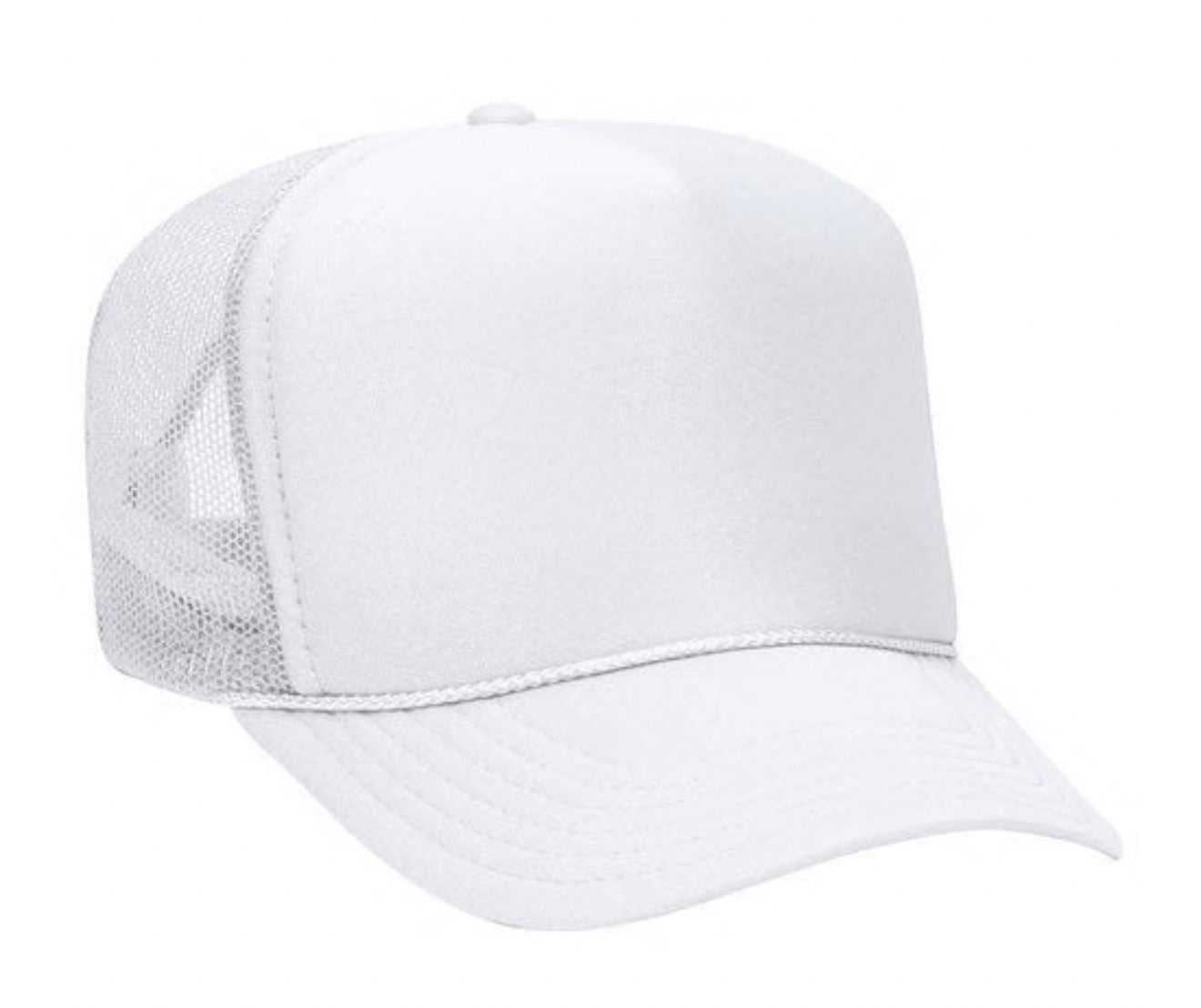 Polyester Foam Front 5-Panel Mesh Back Trucker Hats