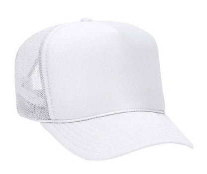 Polyester Foam Front 5-Panel Mesh Back Trucker Hats