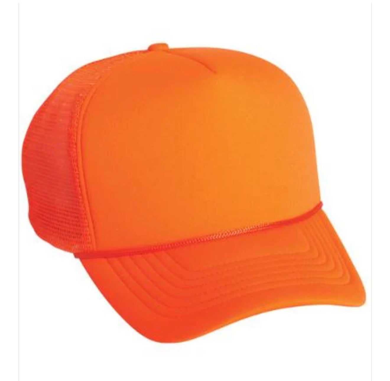 Polyester Foam Front 5-Panel Mesh Back Trucker Hats