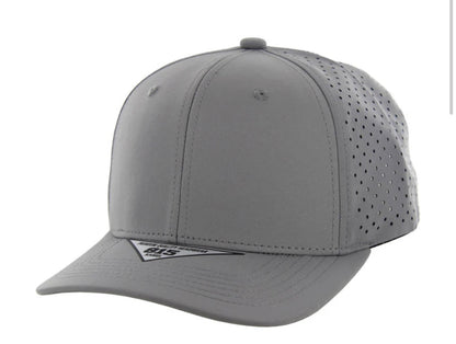 Dallas 815 Hydro 6 Panel Performance Laser Perforated Snapback Trucker Cap
