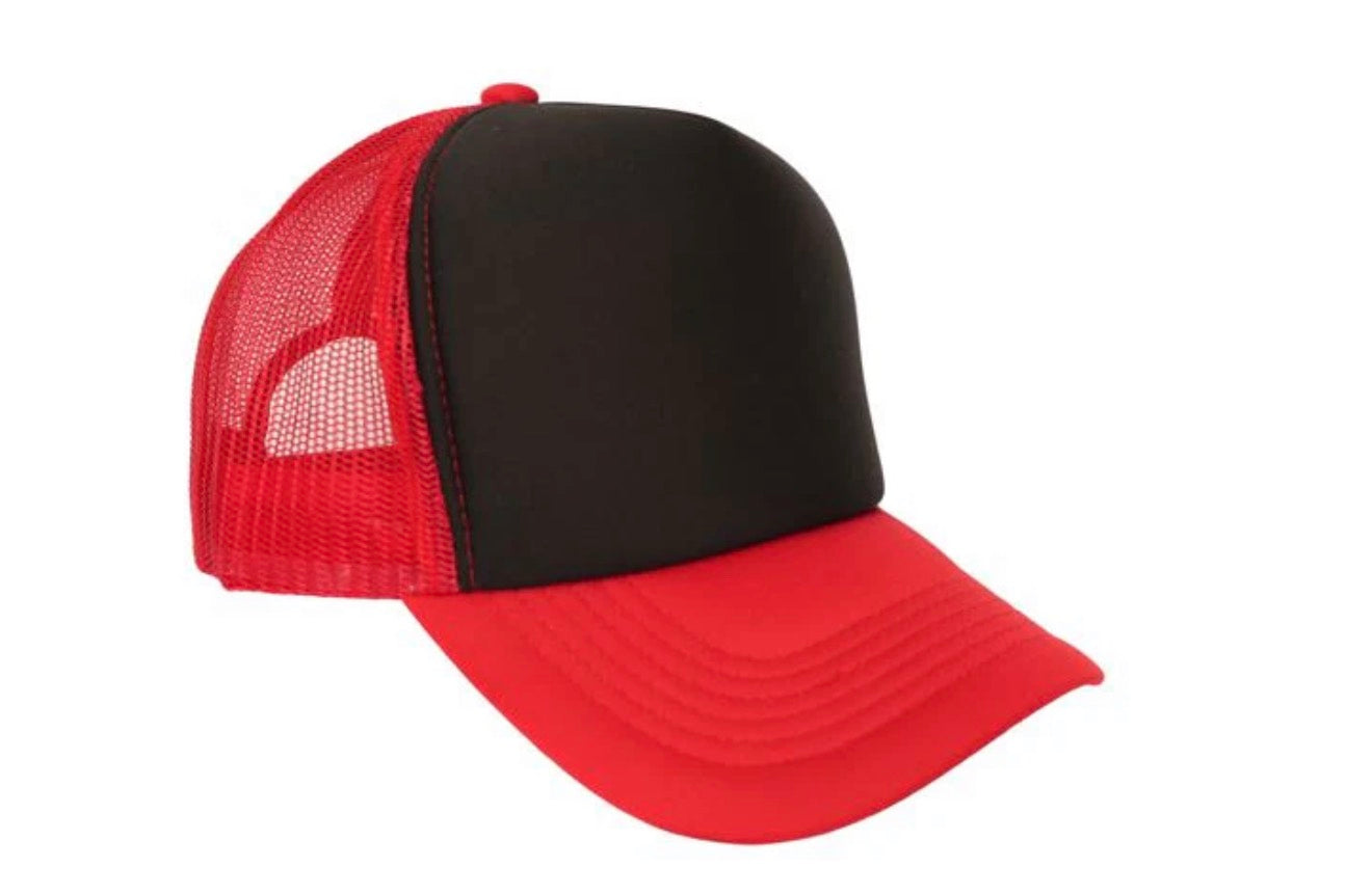 Polyester Foam Front 5-Panel Mesh Back Trucker Hats