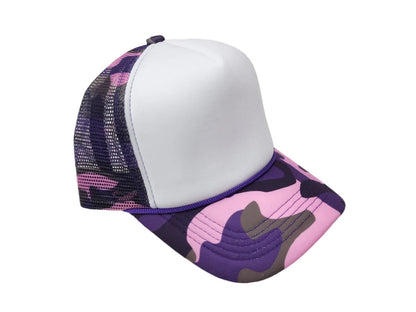 Polyester Foam Front 5-Panel Mesh Back Trucker Hats