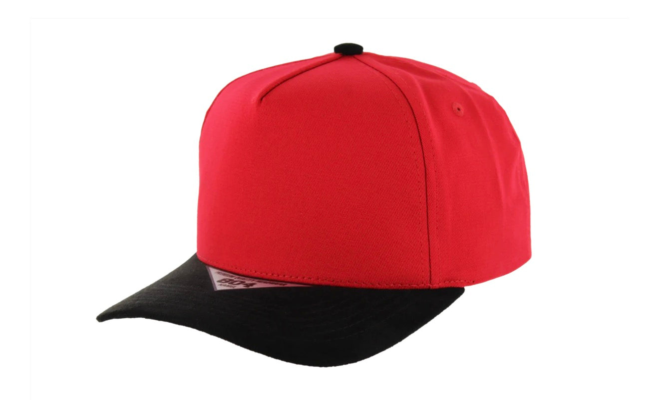Kamel 804 5 Panel Suede Visor HIGH CROWN SLIGHT CURVE