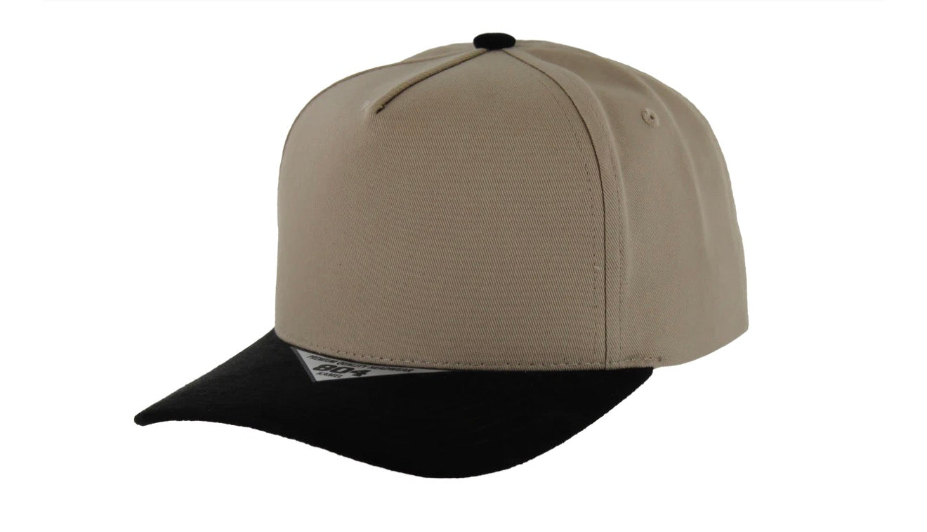 Kamel 804 5 Panel Suede Visor HIGH CROWN SLIGHT CURVE