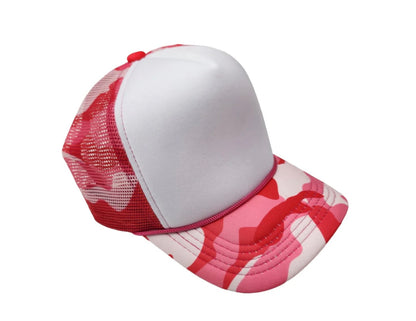 Polyester Foam Front 5-Panel Mesh Back Trucker Hats