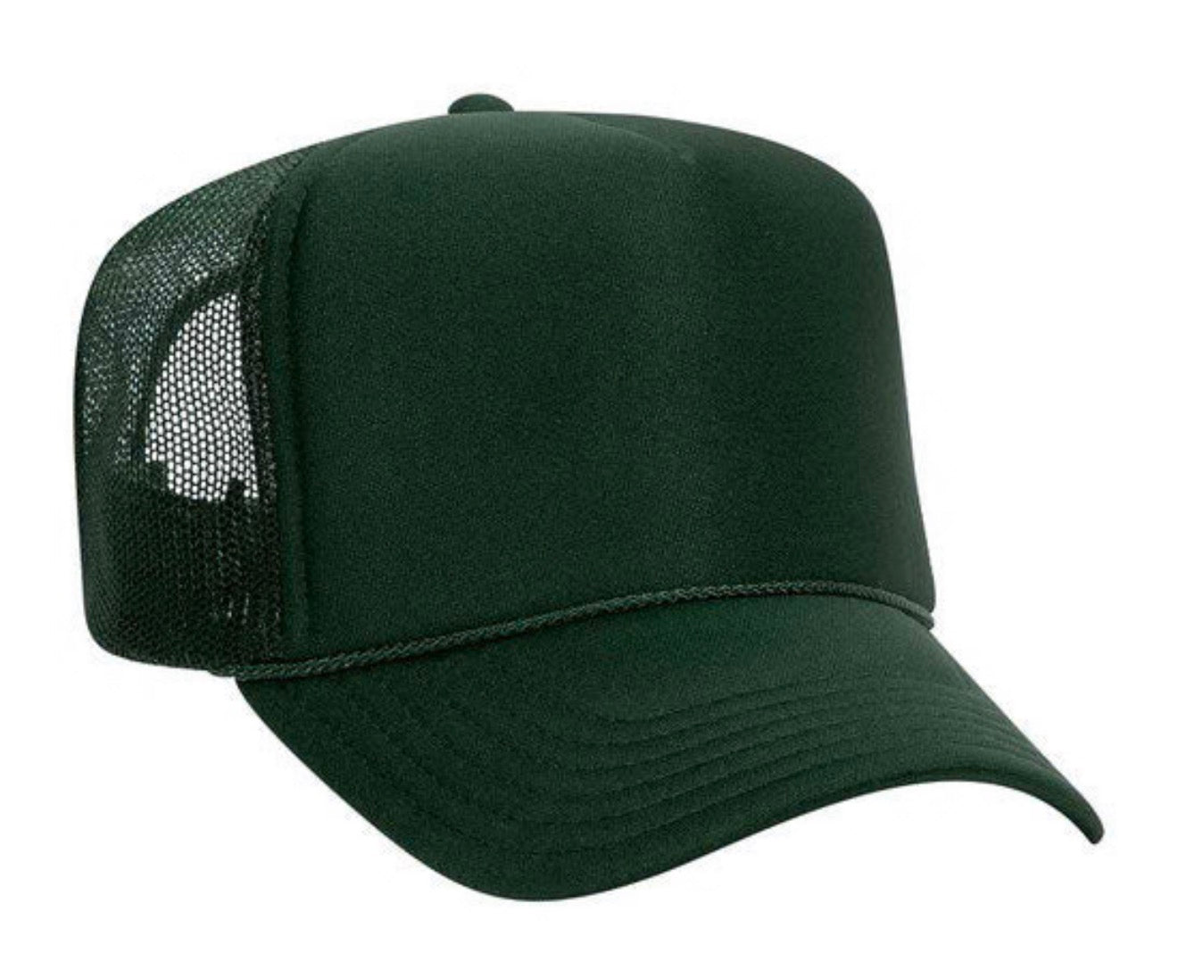 Polyester Foam Front 5-Panel Mesh Back Trucker Hats