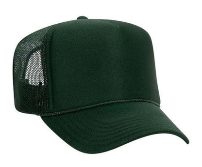 Polyester Foam Front 5-Panel Mesh Back Trucker Hats