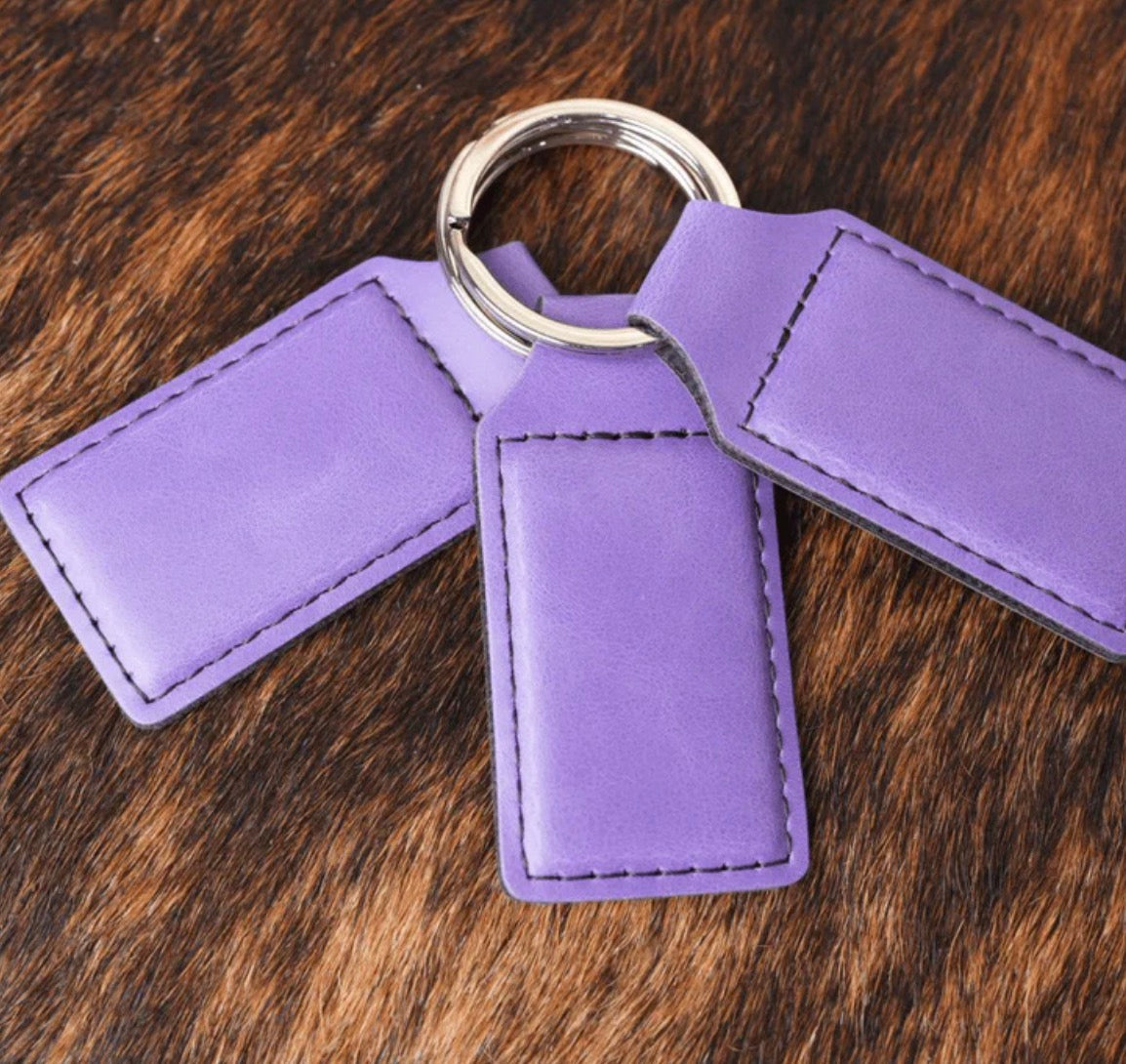 Leatherette Keychains