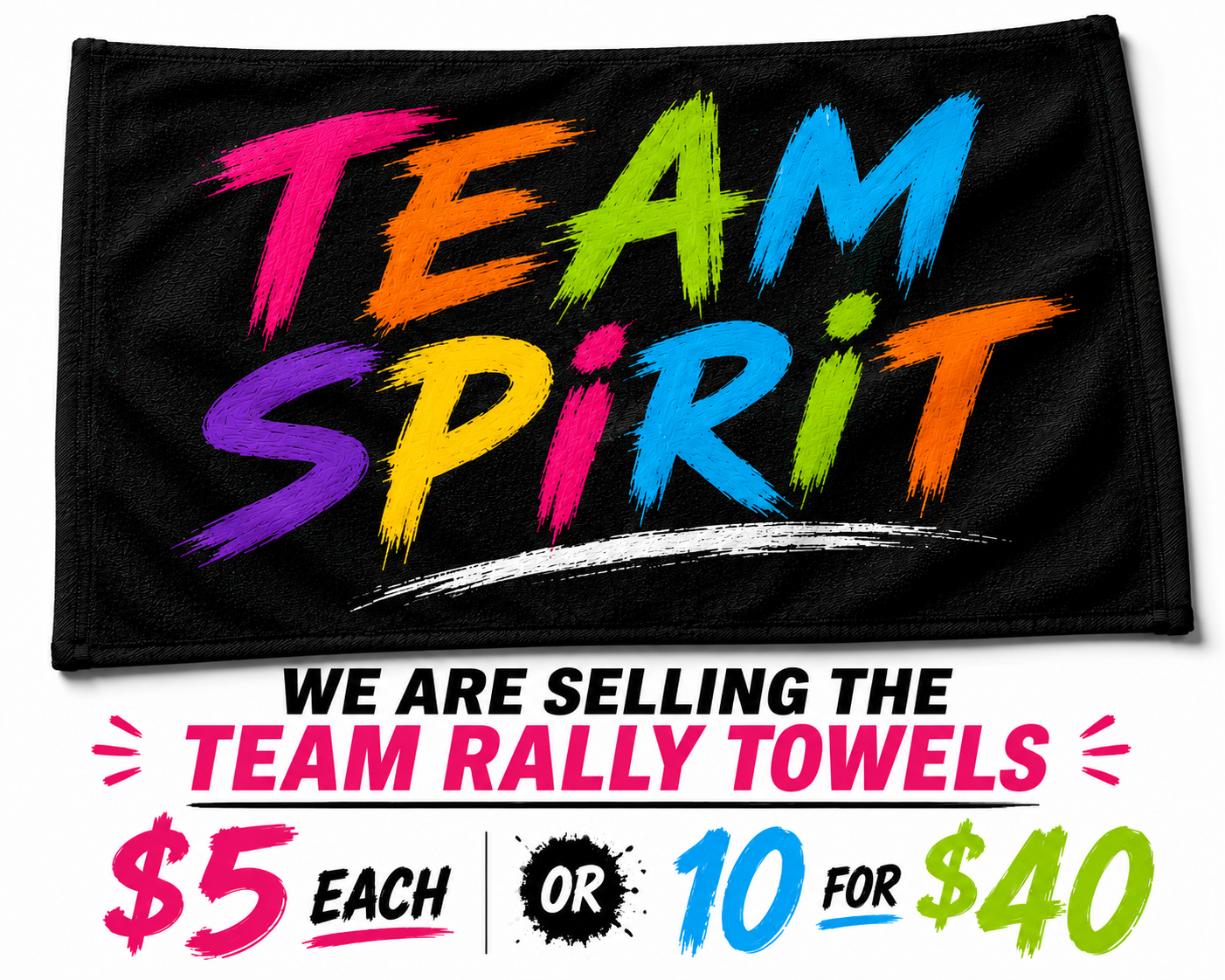 Team Spirit Rally Towels