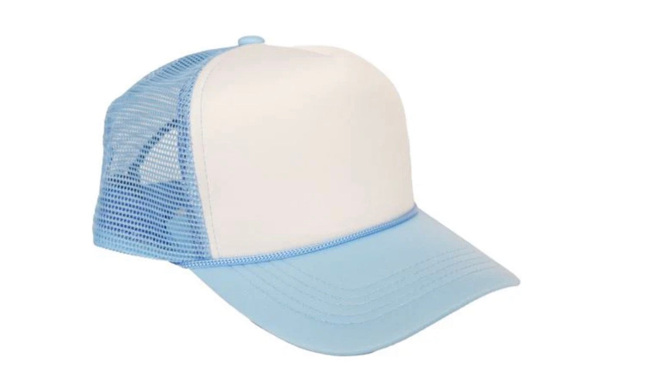 Polyester Foam Front 5-Panel Mesh Back Trucker Hats