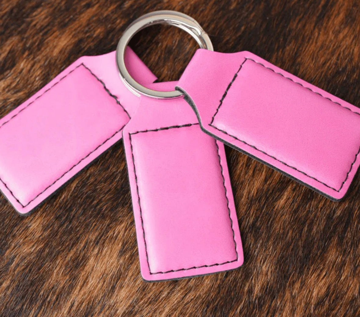 Leatherette Keychains