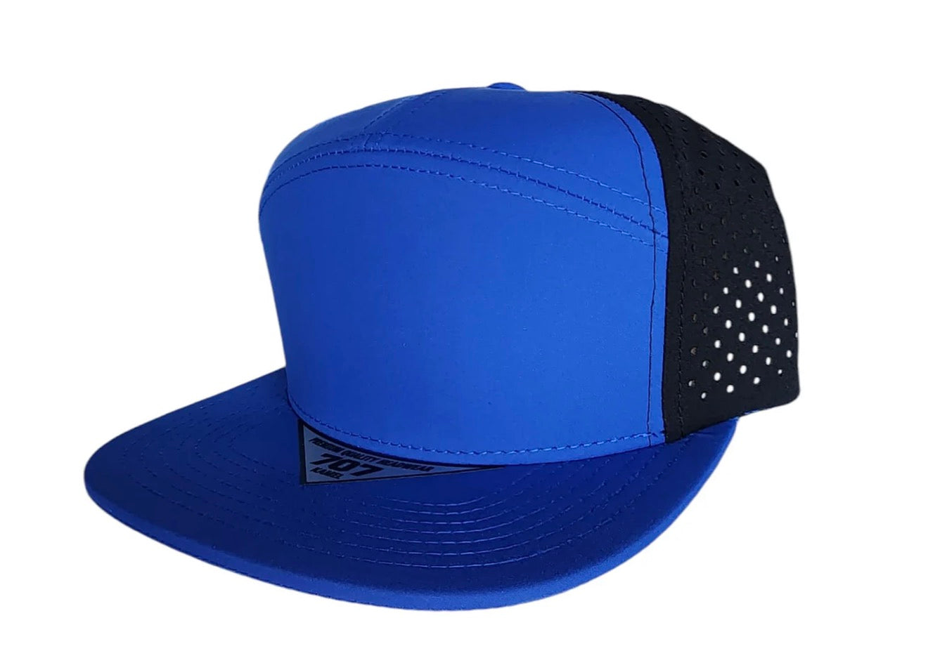 KAMEL 707 7 PANEL Hydro Performance Flat Adjustable Snapback Trucker Cap