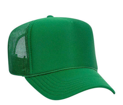 Polyester Foam Front 5-Panel Mesh Back Trucker Hats