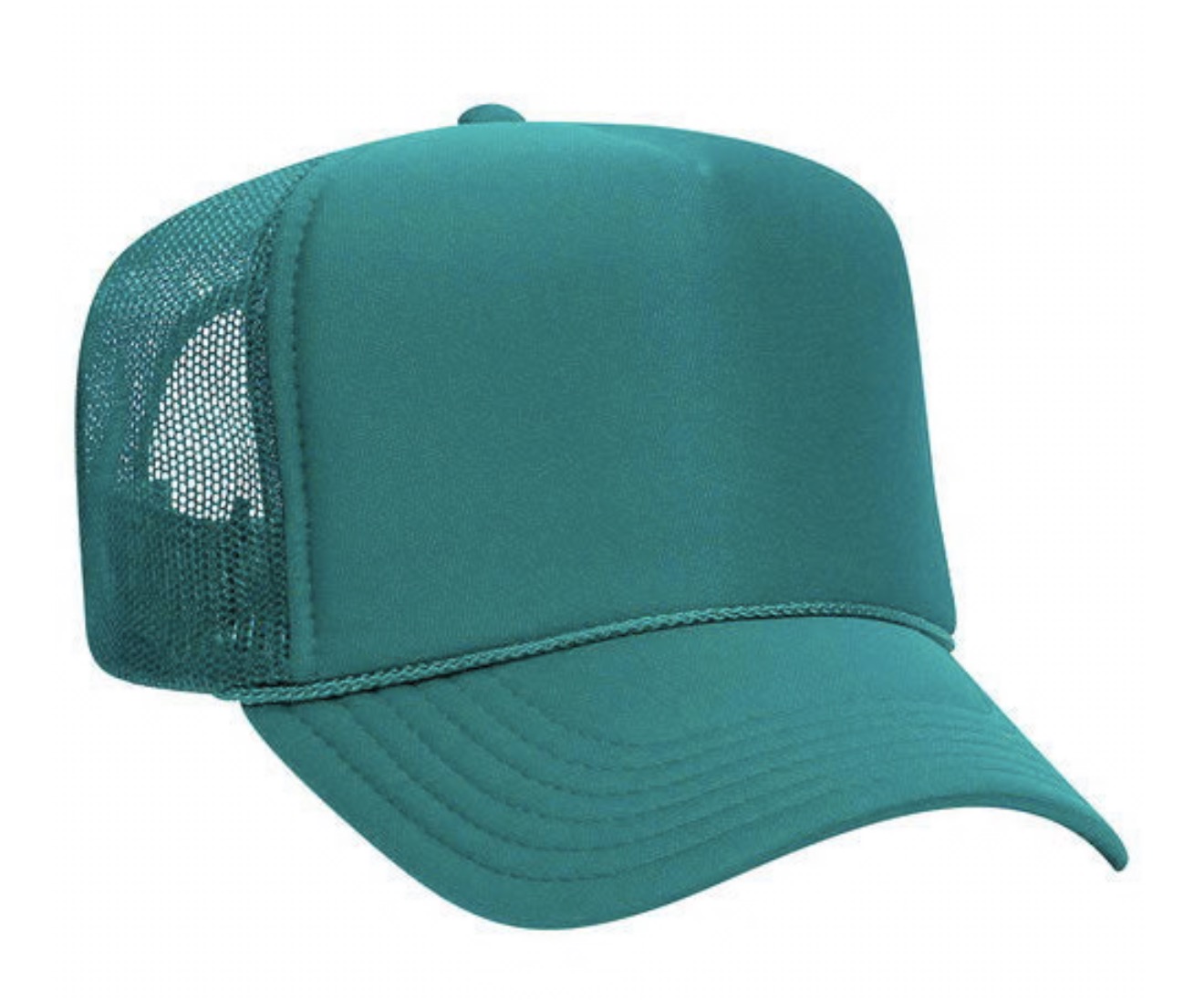 Polyester Foam Front 5-Panel Mesh Back Trucker Hats