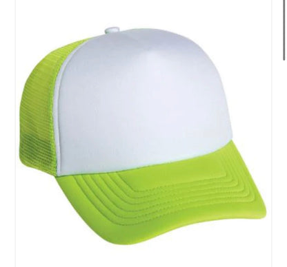 Polyester Foam Front 5-Panel Mesh Back Trucker Hats